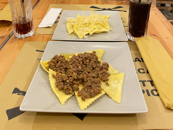 Hausgemachte Pasta im Il Covo Dei Briganti in Manciano