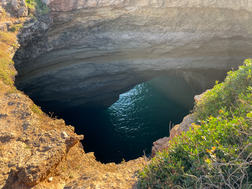 Benagil Höhle von oben