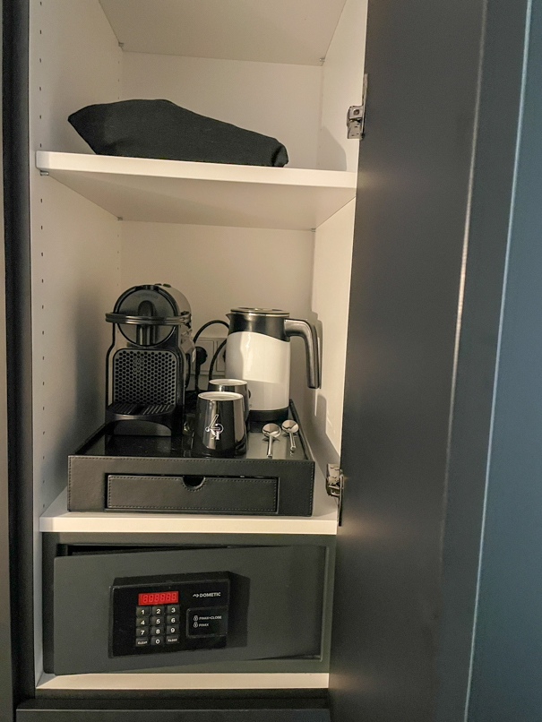 Die Zimmereinrichtung im Boutique Hotel K7.