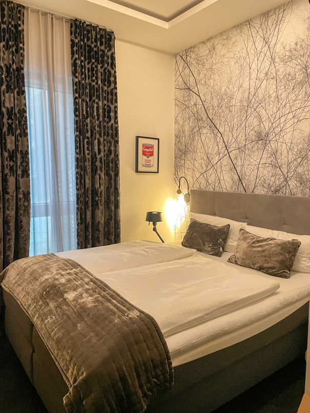 Die Zimmereinrichtung im Boutique Hotel K7.