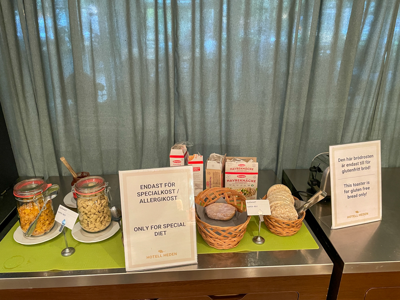 Frühstück im Hotell Heden in Göteborg 