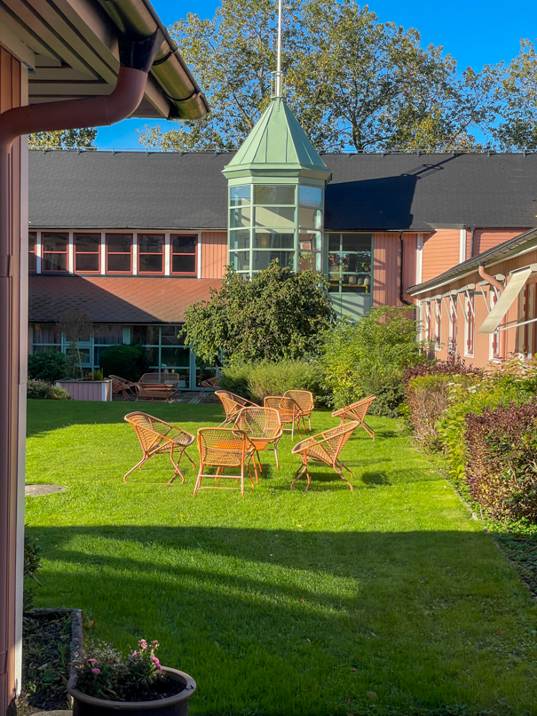 Außenansicht Innenhof Hotell Heden in Göteborg 