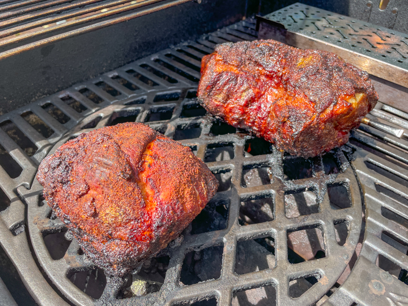 Das fertig gegrillte Pulled Pork.