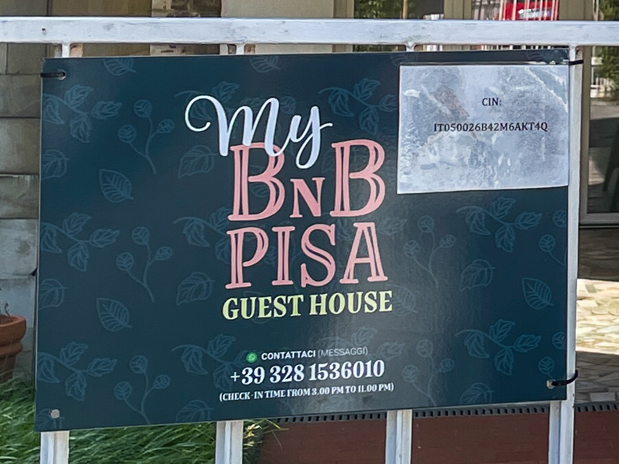 Geniale Unterkunft „My bnb Pisa“ – ein echter Geheimtipp